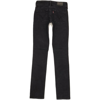 Levi's 571 Women Black Straight Slim Jeans W25 L32