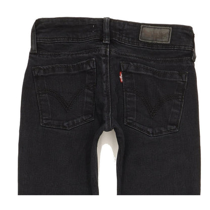Levi's 571 Women Black Straight Slim Jeans W25 L32