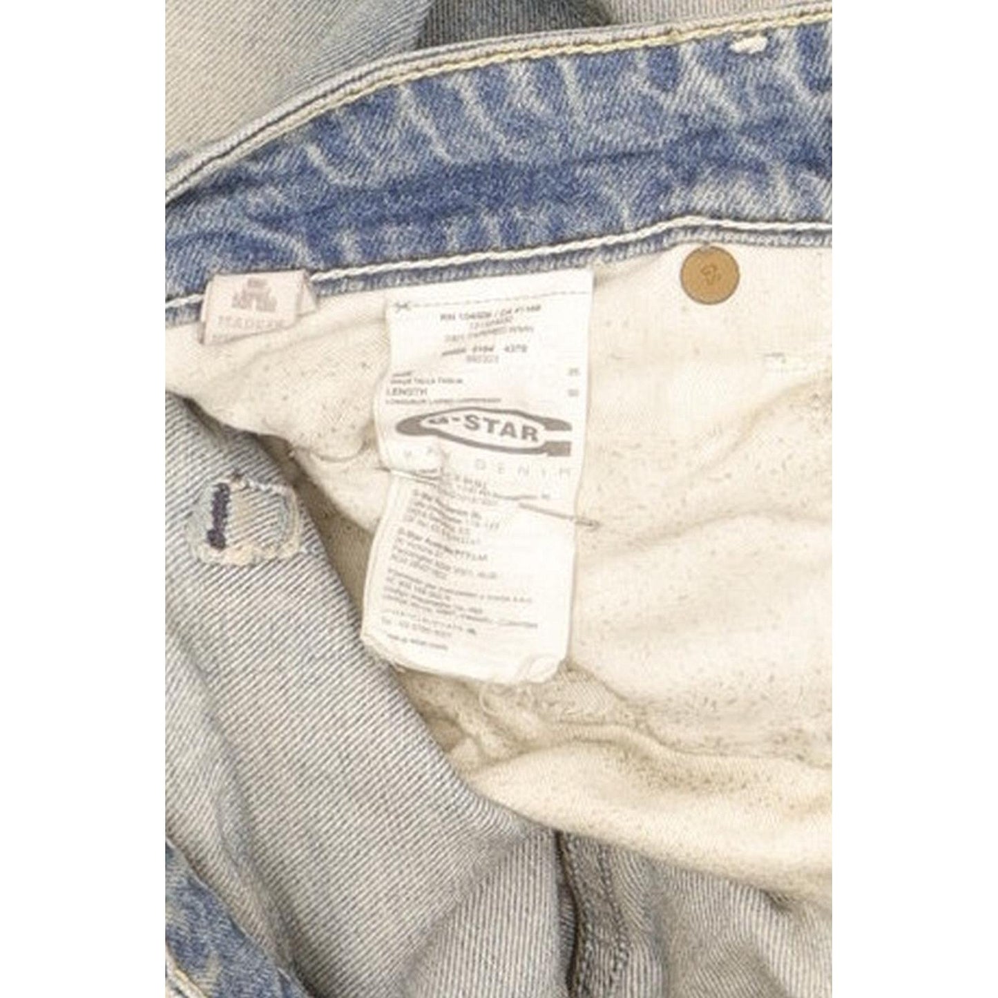 G-Star 3301 Women Blue Tapered Loose Boyfriend Jeans W27 L30