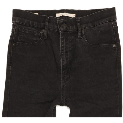 Levi's Mile Black Skinny Slim Stretch Jeans High Waisted W28 L24