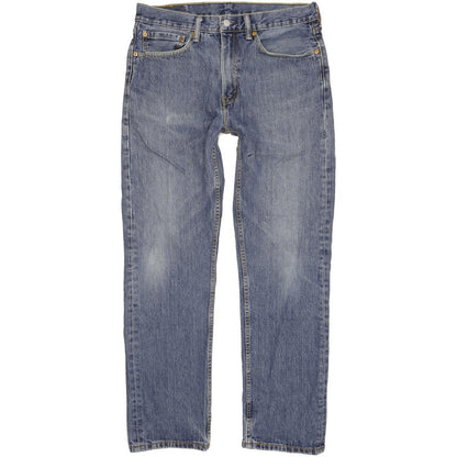 Levi's 505 Men Blue Straight Regular Jeans W34 L31