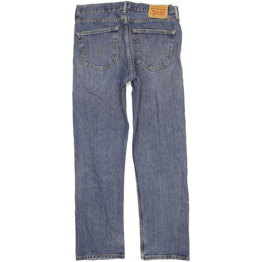 Levi's 505 Men Blue Straight Regular Jeans W34 L31
