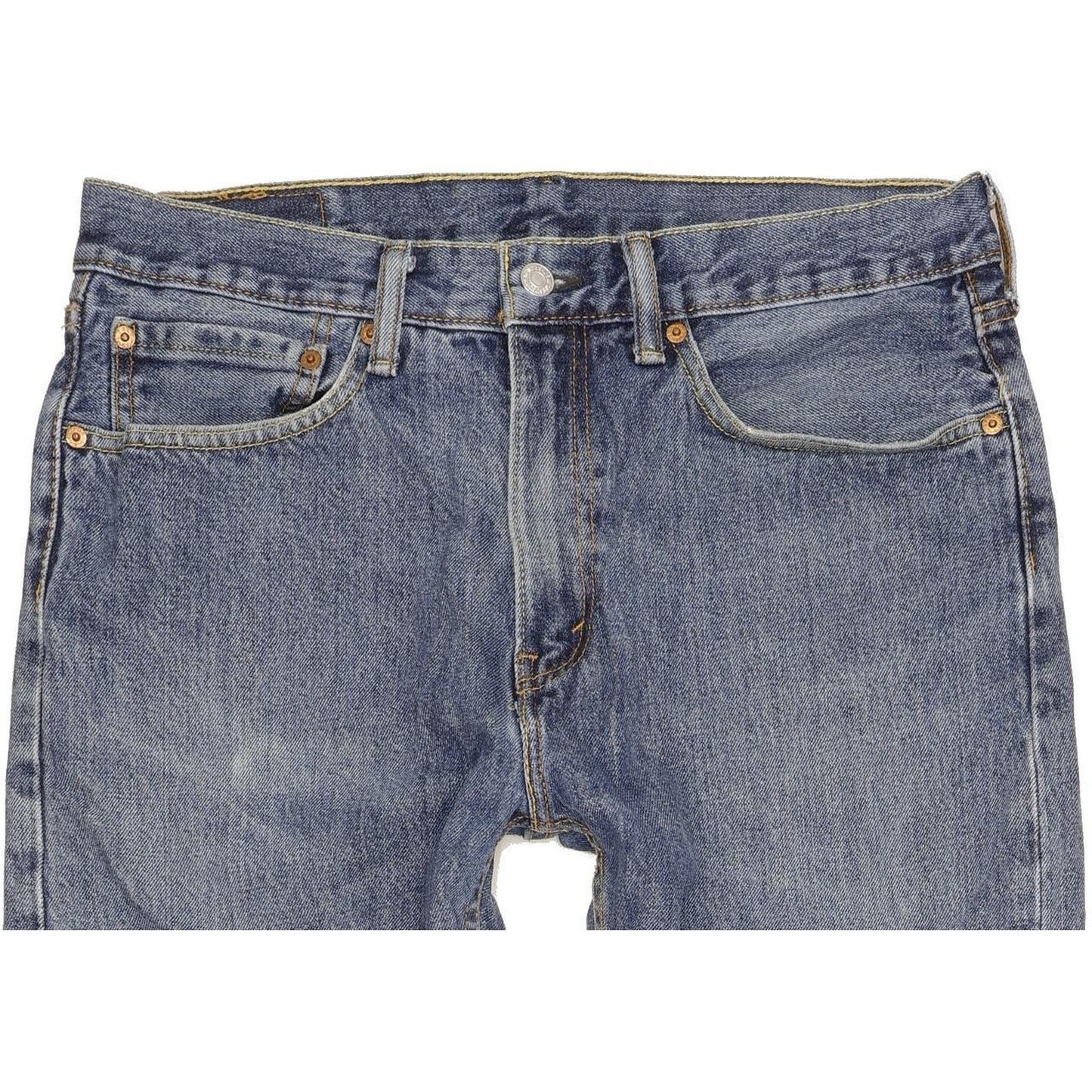 Levi's 505 Men Blue Straight Regular Jeans W34 L31