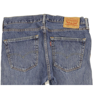 Levi's 505 Men Blue Straight Regular Jeans W34 L31