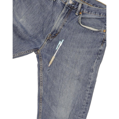 Levi's 505 Men Blue Straight Regular Jeans W34 L31