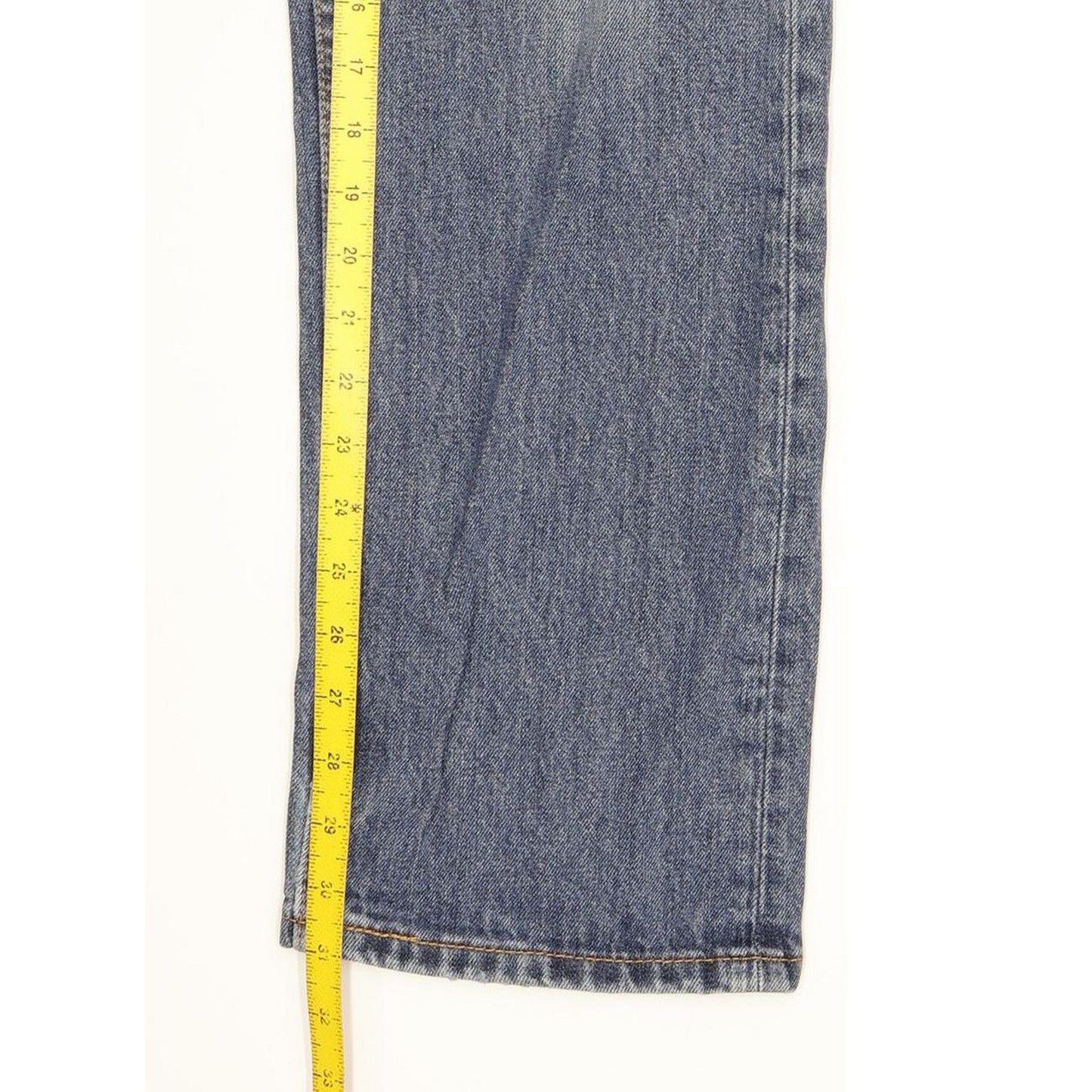 Levi's 505 Men Blue Straight Regular Jeans W34 L31