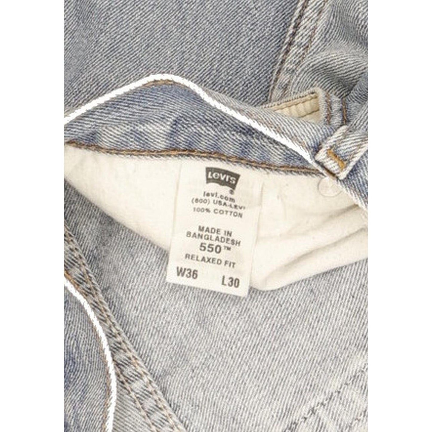 Levi's 550 Men Blue Straight Relaxed Jeans W36 L30