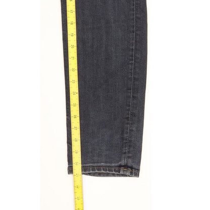 Lee Rider Men Blue Straight Regular Stretch Jeans W32 L31