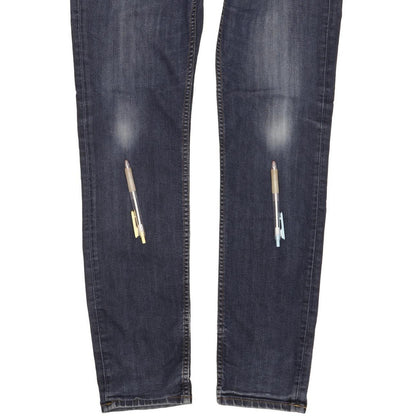 Lee Rider Men Blue Straight Regular Stretch Jeans W32 L31