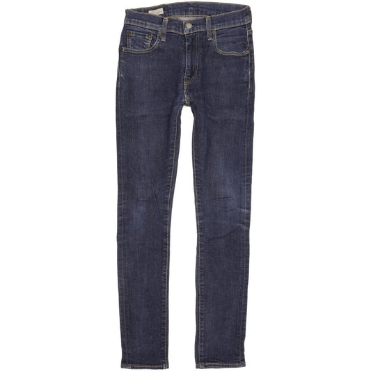 Levi's 519 Women Blue Skinny Slim Stretch Jeans W30 L31
