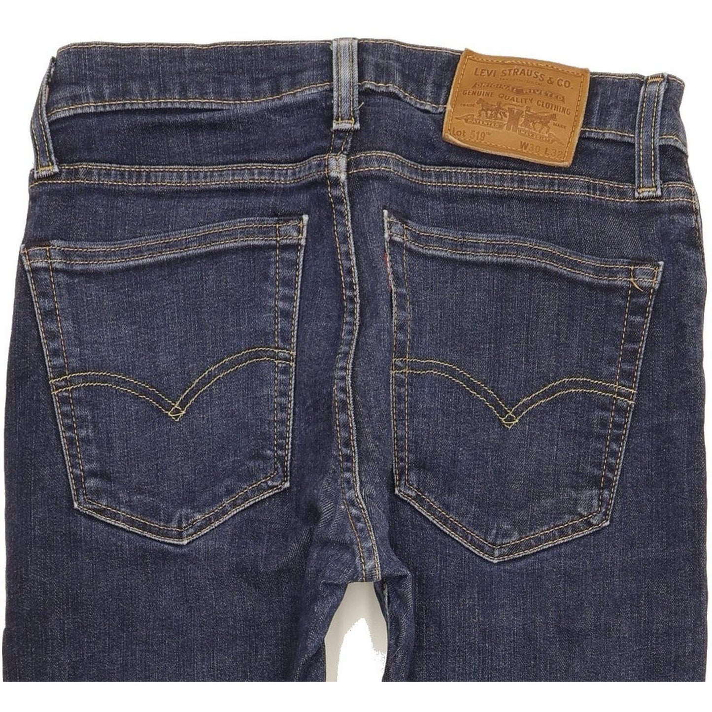 Levi's 519 Women Blue Skinny Slim Stretch Jeans W30 L31