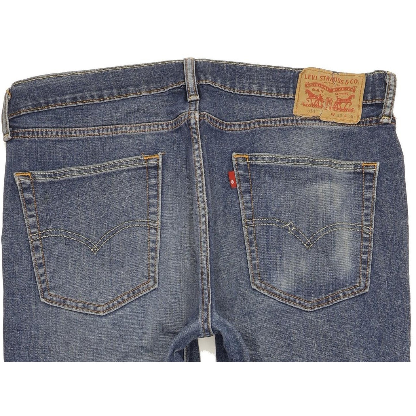 Levi's 514 Men Blue Straight Slim Jeans W36 L30