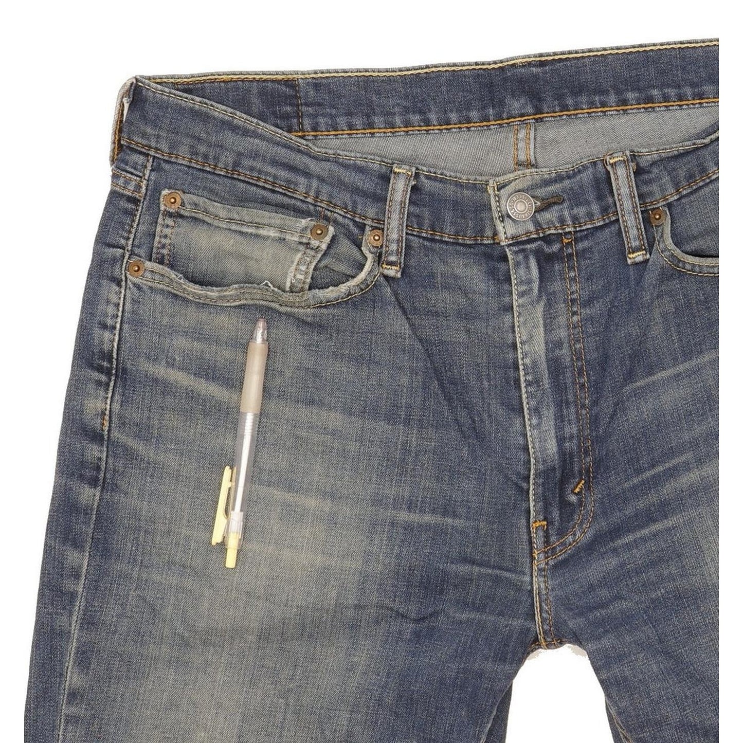 Levi's 514 Men Blue Straight Slim Jeans W36 L30