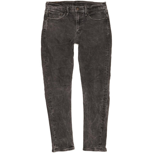 Levi's 510 Men Black Skinny Slim Stretch Jeans W32 L31