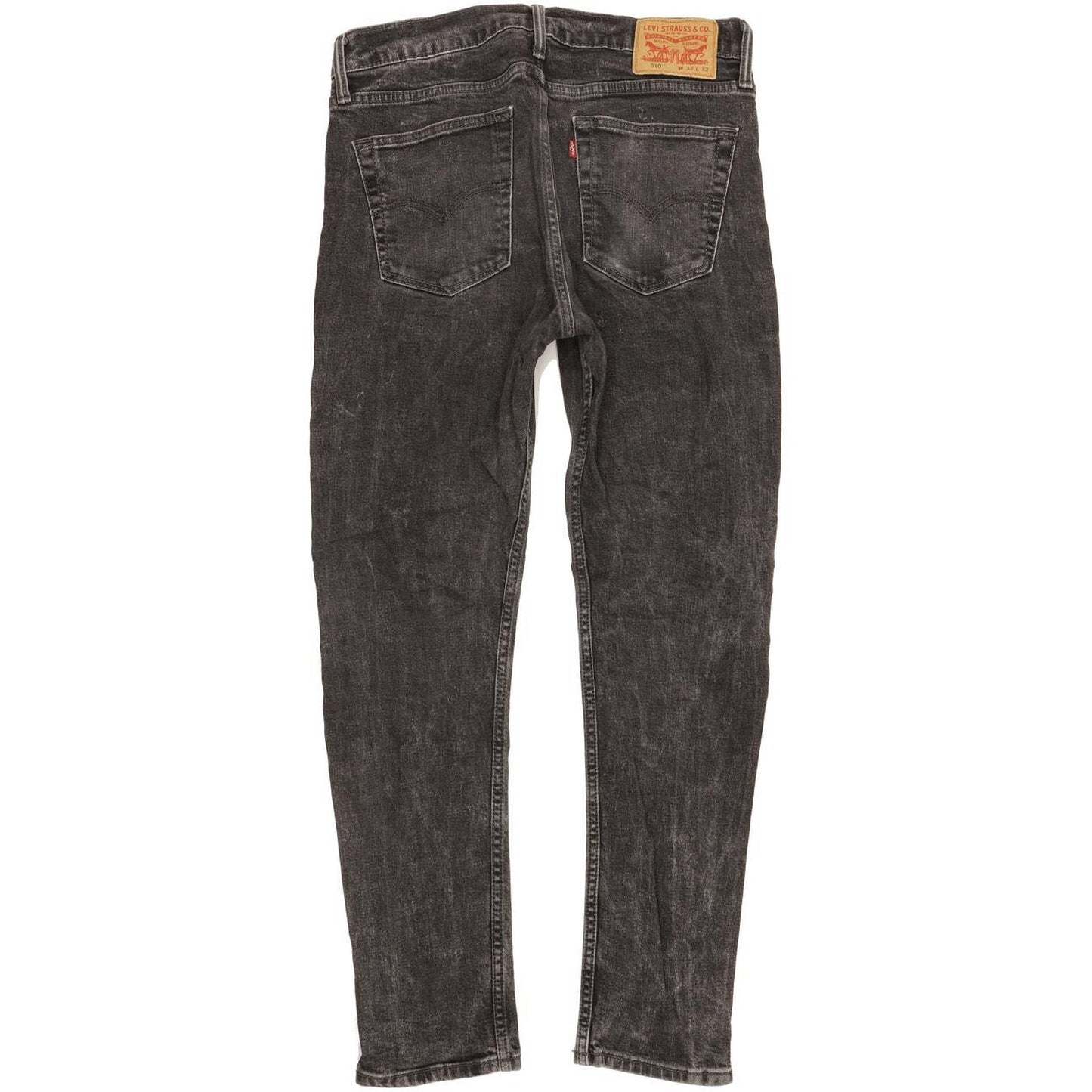 Levi's 510 Men Black Skinny Slim Stretch Jeans W32 L31