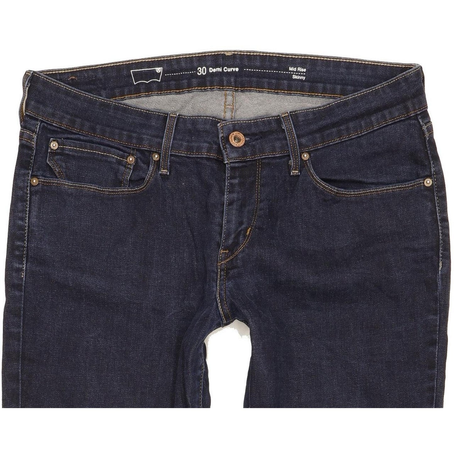 Levi's Demi Curve Women Blue Skinny Slim Stretch Jeans W30 L25