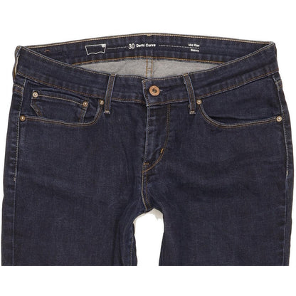 Levi's Demi Curve Women Blue Skinny Slim Stretch Jeans W30 L25