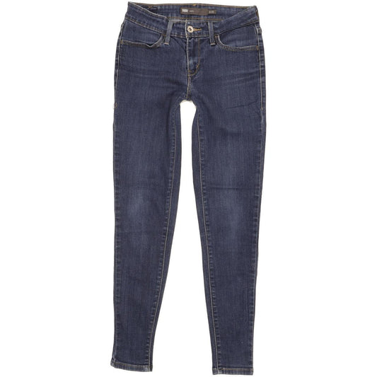 Levi's Legging Women Blue Skinny Slim Stretch Jeans W25 L28