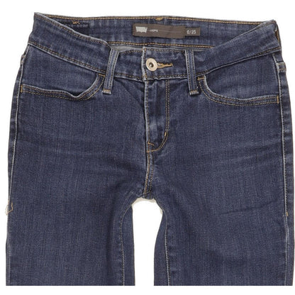 Levi's Legging Women Blue Skinny Slim Stretch Jeans W25 L28