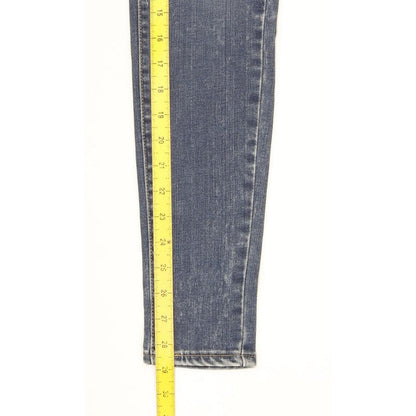 Levi's 710 Super Women Blue Skinny Slim Stretch Jeans W25 L29