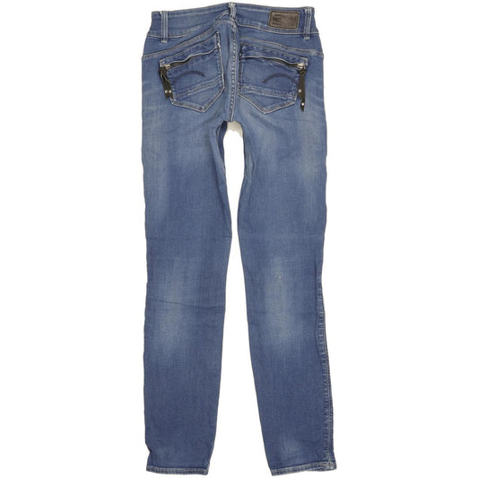 G-Star Midge Cody Women Blue Skinny Slim Stretch Jeans W27 L30