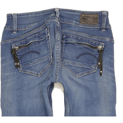 G-Star Midge Cody Women Blue Skinny Slim Stretch Jeans W27 L30