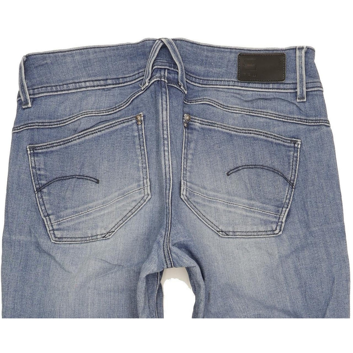 G-Star Lynn Mid Women Blue Skinny Slim Stretch Jeans W29 L32