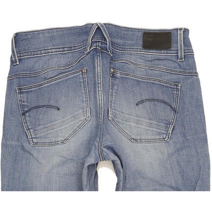 G-Star Lynn Mid Women Blue Skinny Slim Stretch Jeans W29 L32