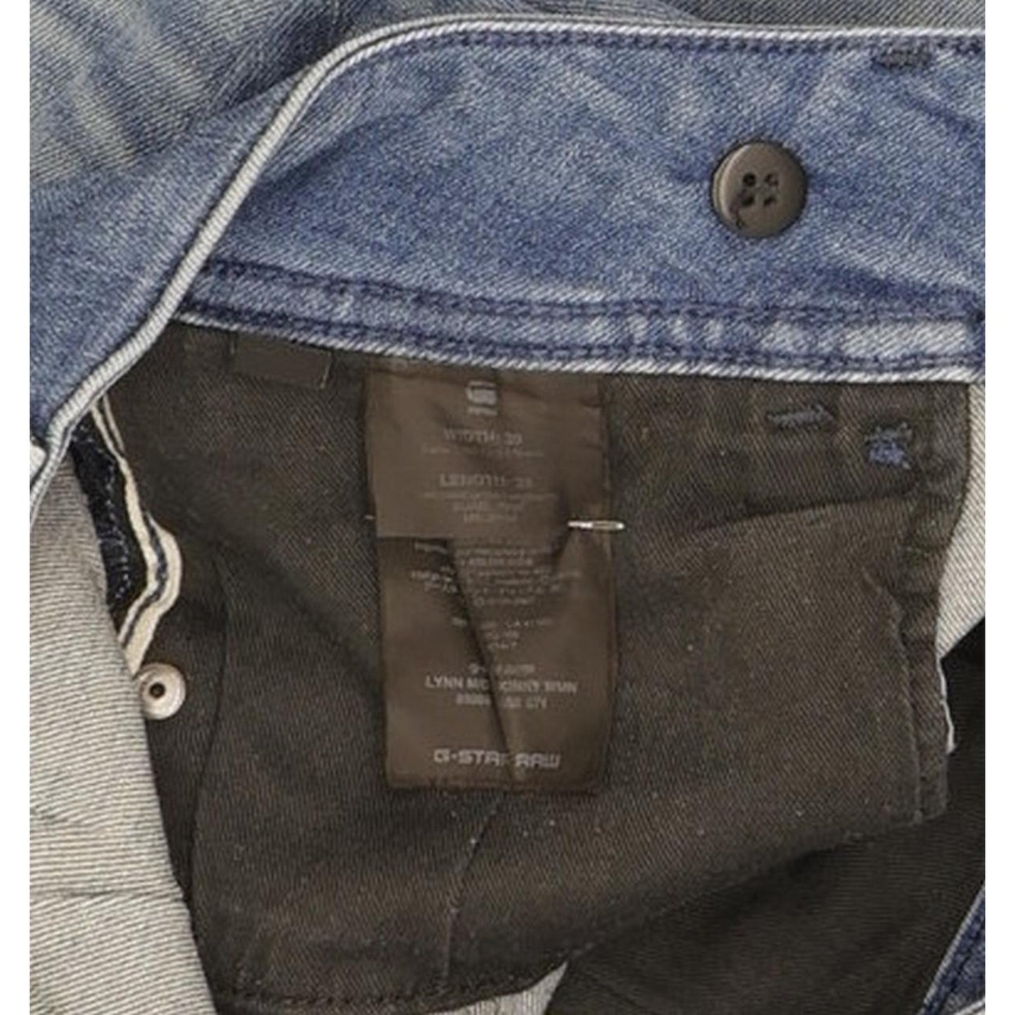 G-Star Lynn Mid Women Blue Skinny Slim Stretch Jeans W29 L32