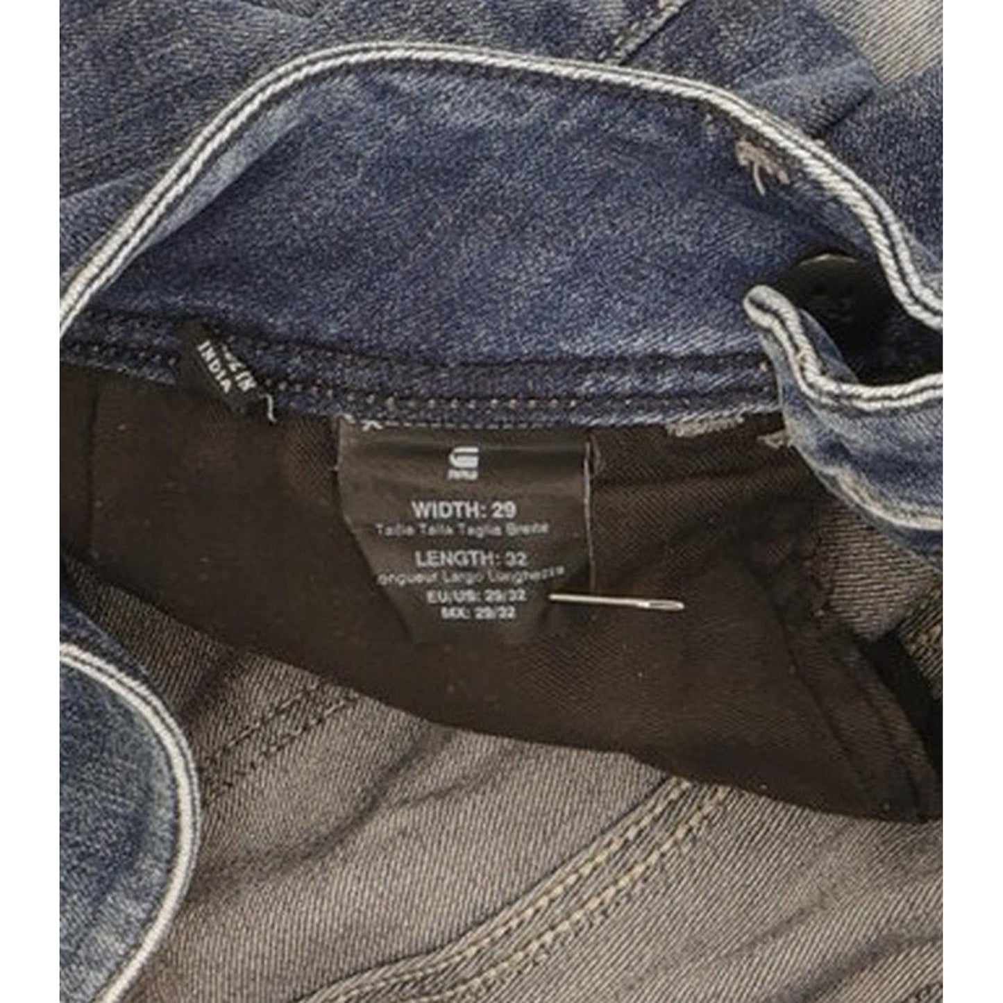 G-Star Lynn Mid Women Blue Skinny Slim Stretch Jeans W29 L32