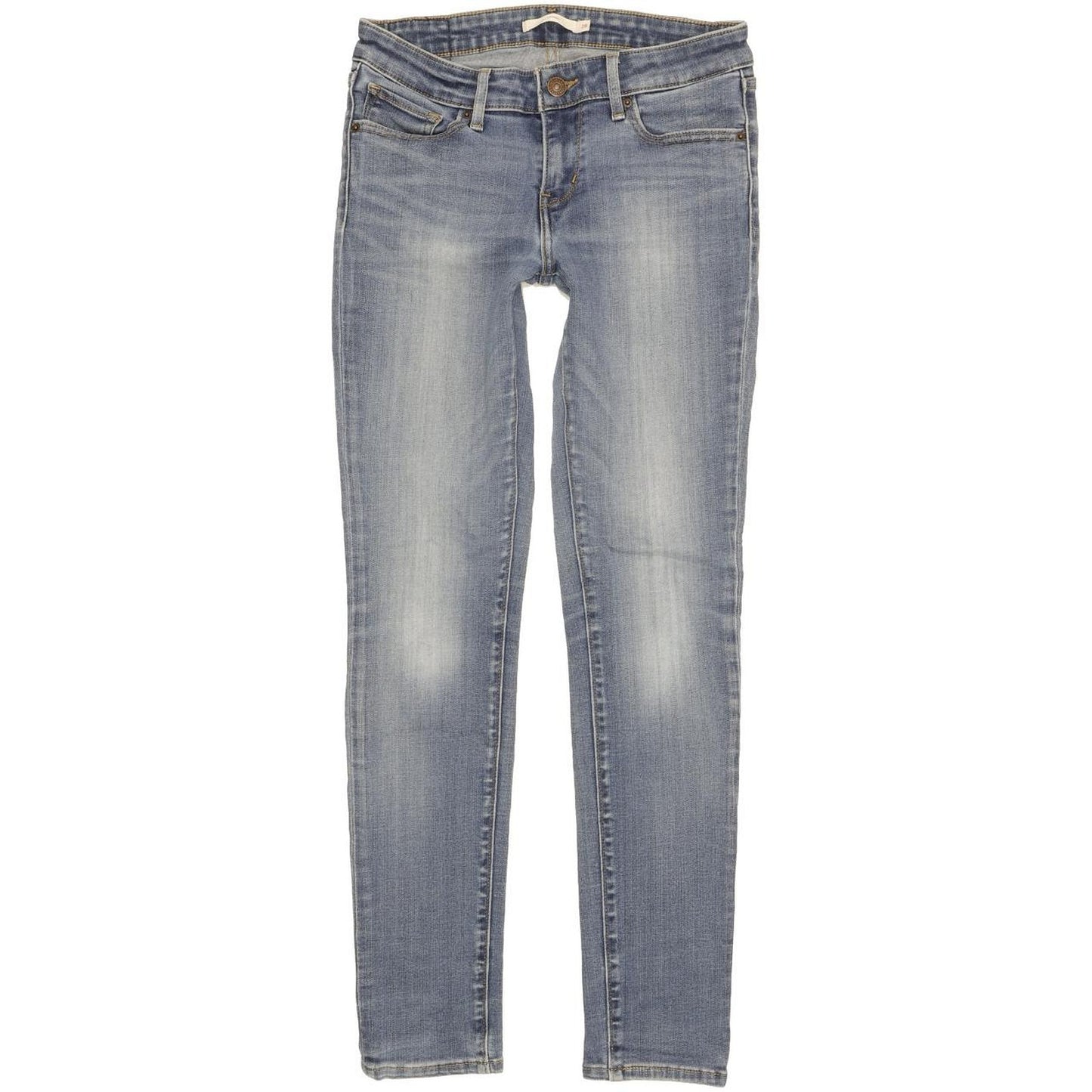 Levi's 711 Women Blue Skinny Slim Stretch Jeans W28 L29
