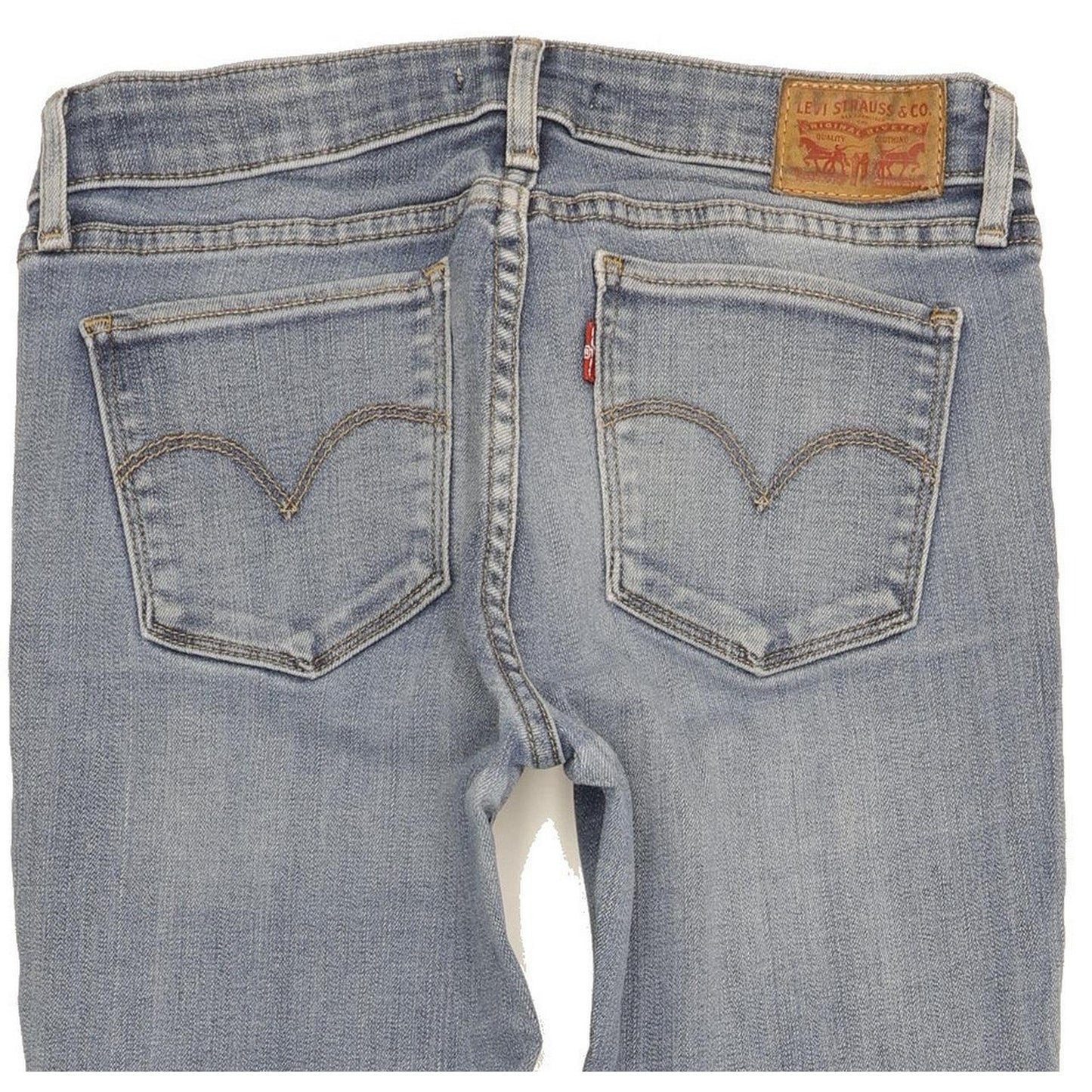 Levi's 711 Women Blue Skinny Slim Stretch Jeans W28 L29