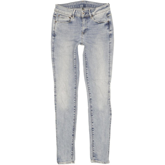 G-Star 3301 Contour Women Blue Skinny Slim Stretch Jeans W28 L31