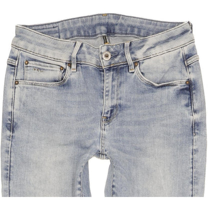 G-Star 3301 Contour Women Blue Skinny Slim Stretch Jeans W28 L31