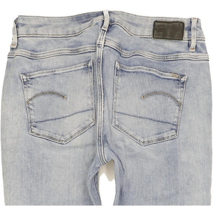 G-Star 3301 Contour Women Blue Skinny Slim Stretch Jeans W28 L31