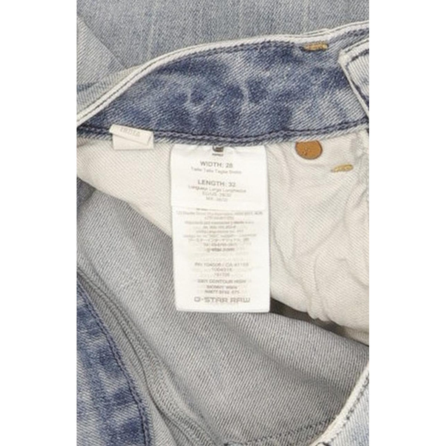 G-Star 3301 Contour Women Blue Skinny Slim Stretch Jeans W28 L31