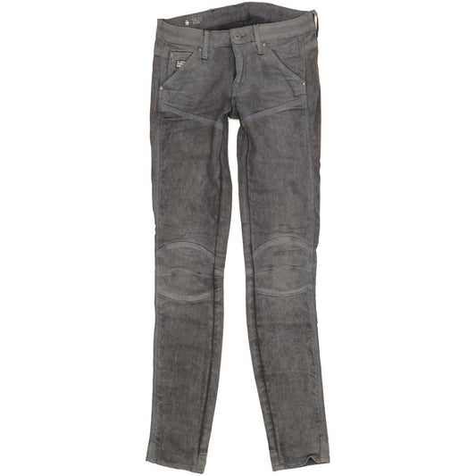 G-Star 5620 Women Grey Skinny Slim Stretch Jeans W25 L32