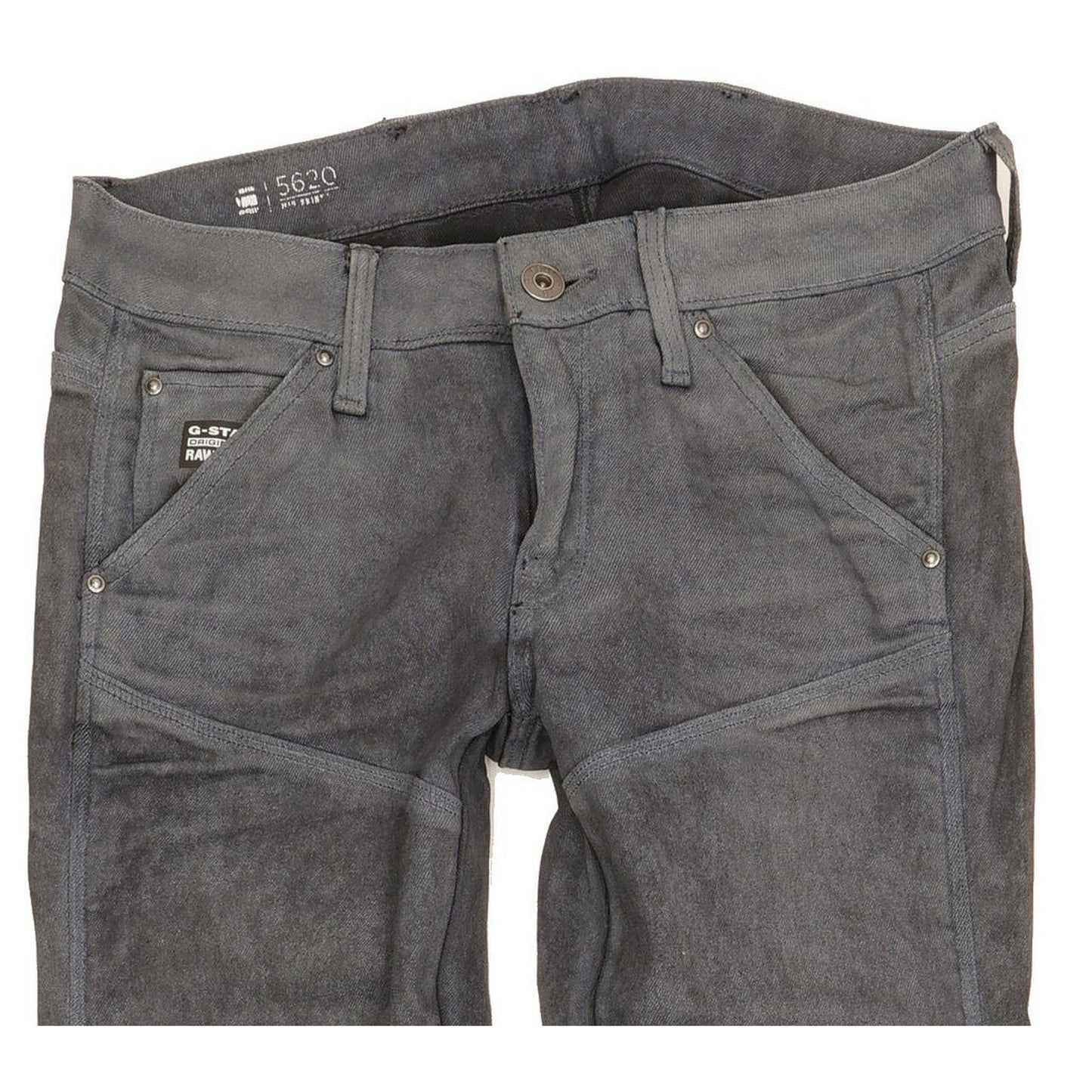 G-Star 5620 Women Grey Skinny Slim Stretch Jeans W25 L32