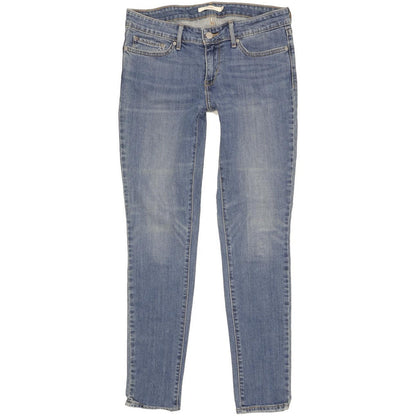 Levi's 711 Women Blue Skinny Slim Stretch Jeans W29 L30