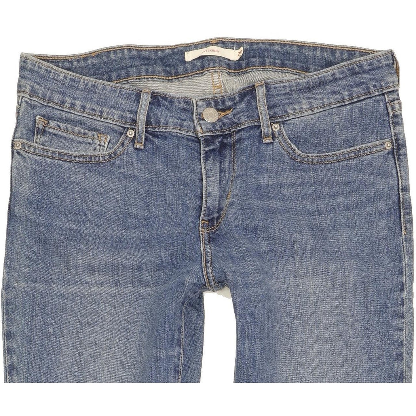 Levi's 711 Women Blue Skinny Slim Stretch Jeans W29 L30