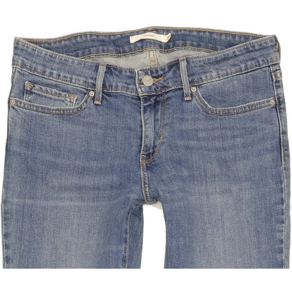 Levi's 711 Women Blue Skinny Slim Stretch Jeans W29 L30