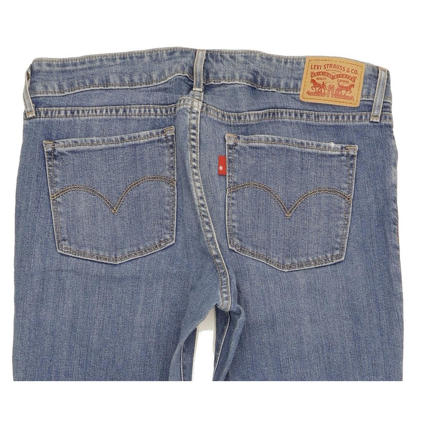 Levi's 711 Women Blue Skinny Slim Stretch Jeans W29 L30