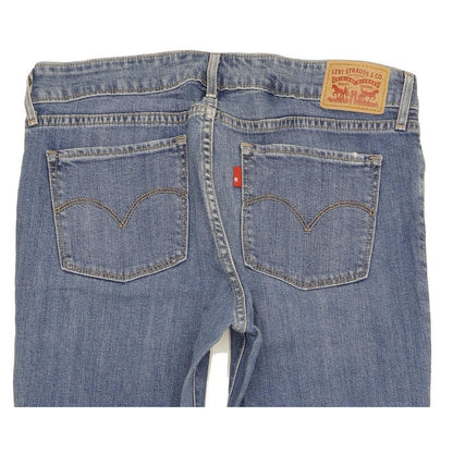 Levi's 711 Women Blue Skinny Slim Stretch Jeans W29 L30
