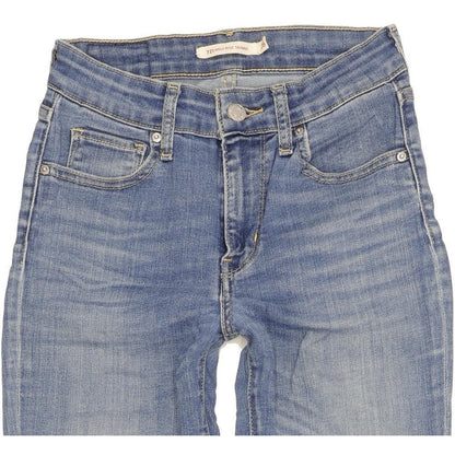Levi's 721 Women Blue Skinny Slim Stretch Jeans W26 L32