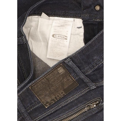 G-Star Attacc Women Blue Straight Slim Stretch Jeans W25 L30