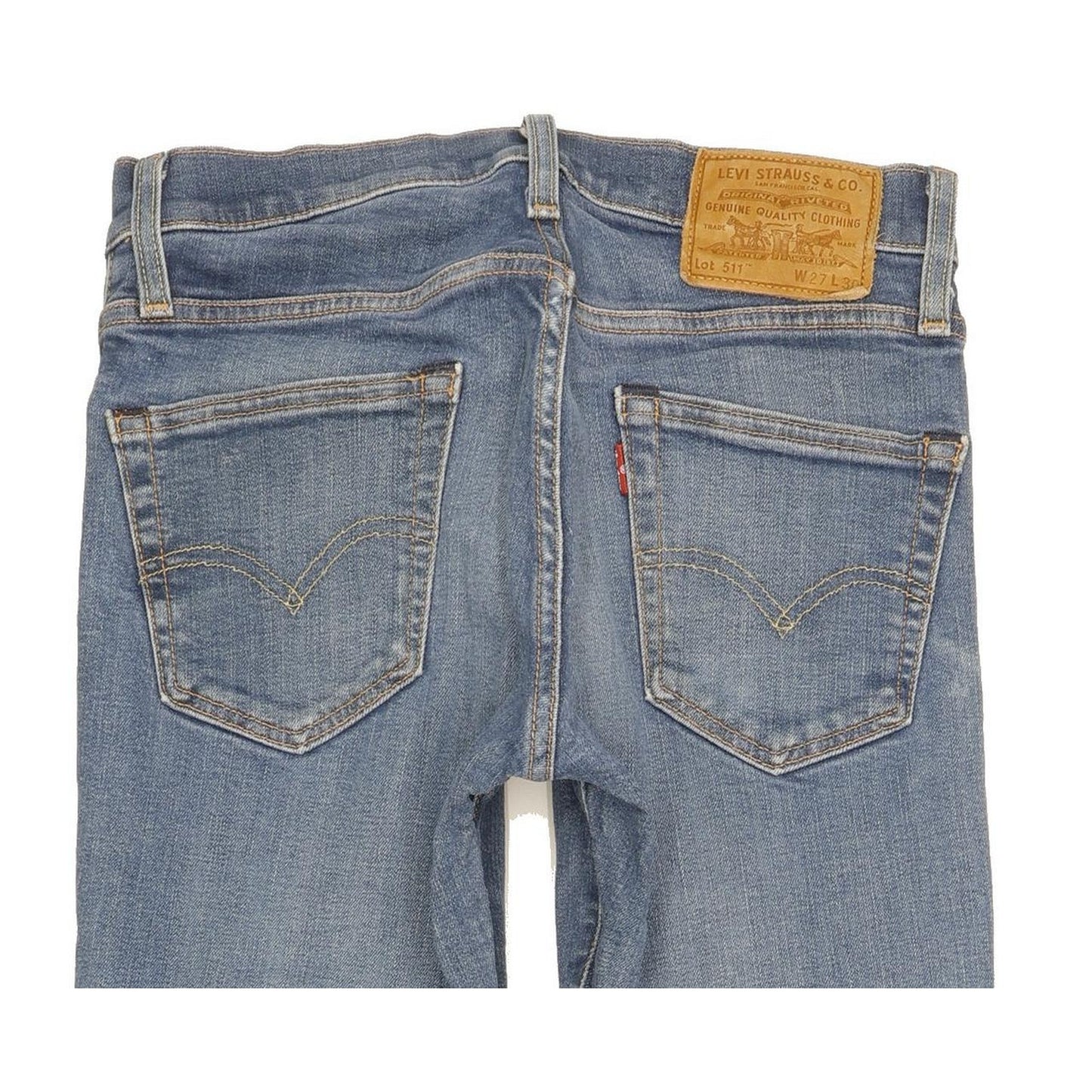 Levi's 511 Men Blue Straight Slim Stretch Jeans W27 L29