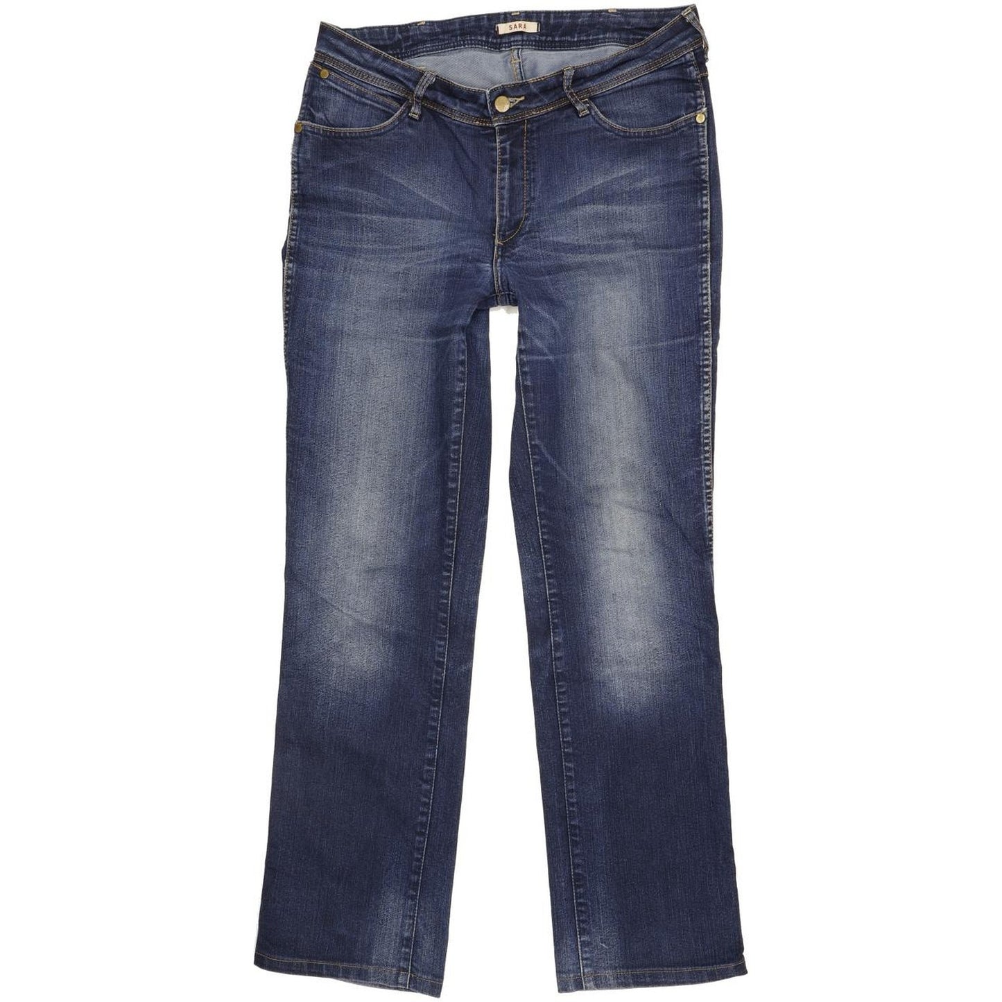 Wrangler Sara Men Blue Straight Regular Stretch Jeans W32 L31