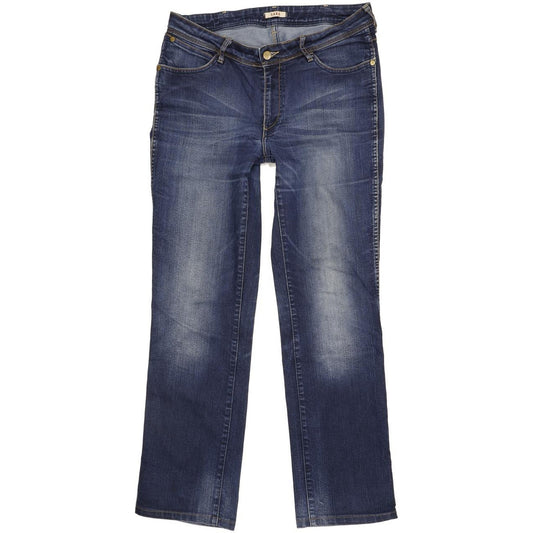 Wrangler Sara Men Blue Straight Regular Stretch Jeans W32 L31