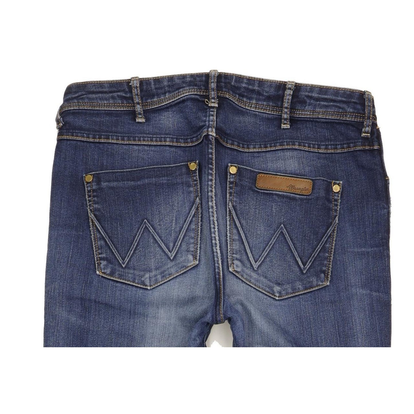 Wrangler Sara Men Blue Straight Regular Stretch Jeans W32 L31