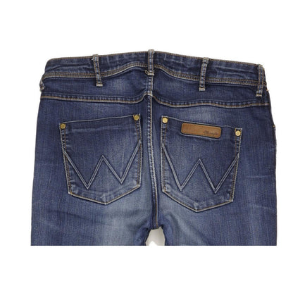 Wrangler Sara Men Blue Straight Regular Stretch Jeans W32 L31